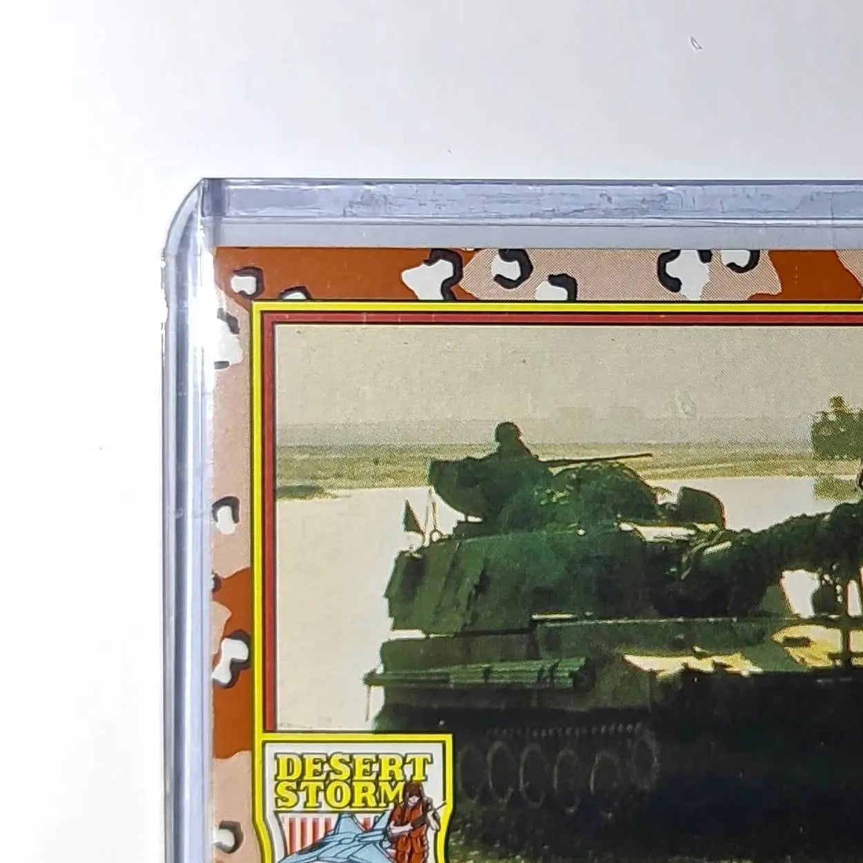 Lining Up the Tanks 1991 Topps Desert Storm #41 Card - Non-Sports Card Single