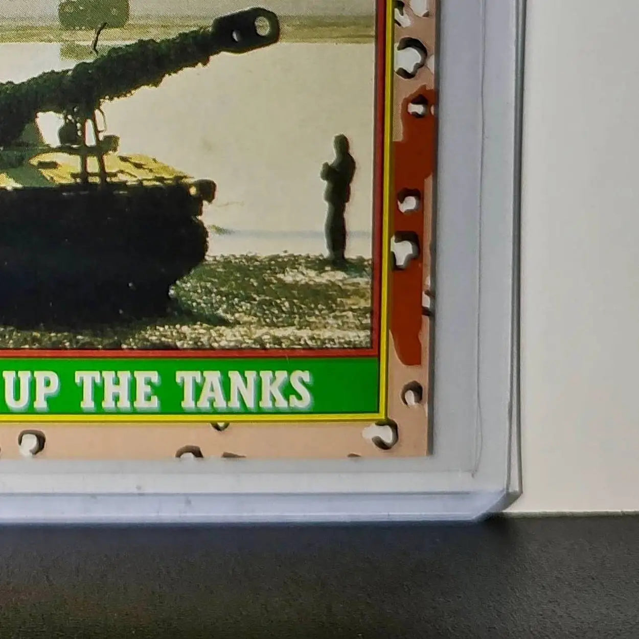 Lining Up the Tanks 1991 Topps Desert Storm #41 Card - Non-Sports Card Single