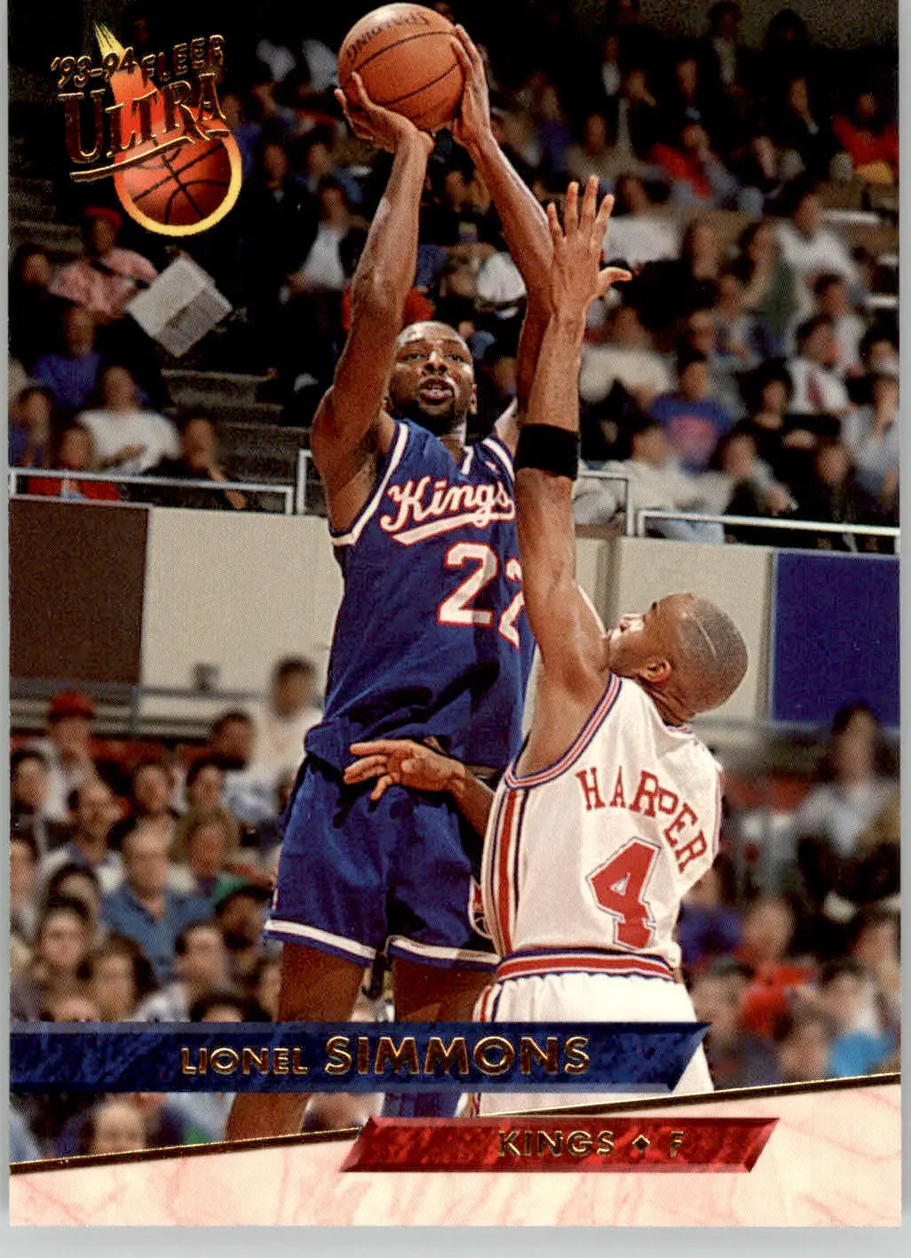 Lionel Simmons - 1993-94 Ultra - #163 - Basketball - Basketball Card Single