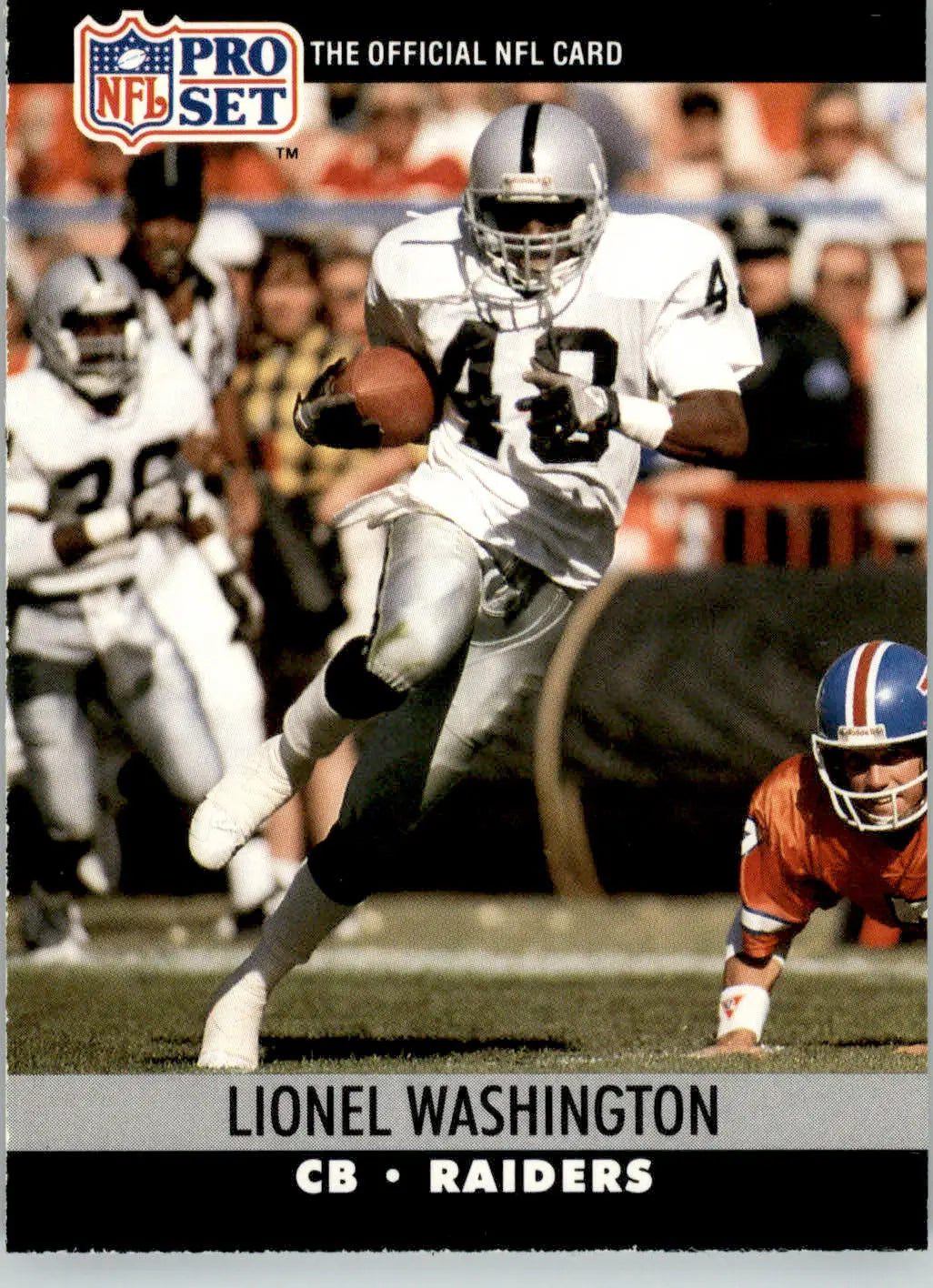Lionel Washington - 1990 Pro Set - #549 - Football - Football Card Single