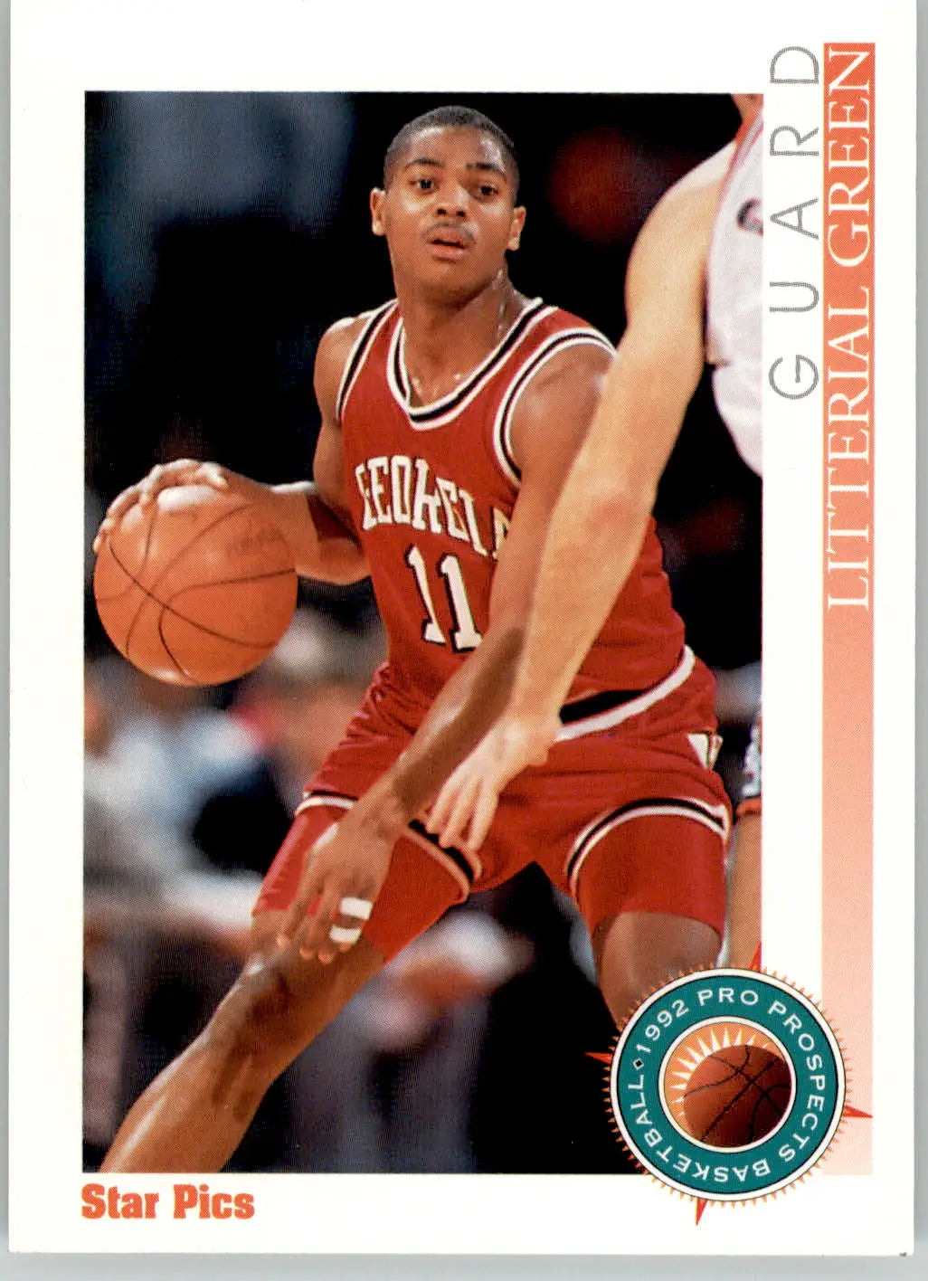Litterial Green - 1992 Star Pics - #45 - Basketball - Basketball Card Single