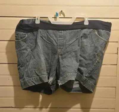 Liz Lange Maternity Shorts Womens XXL Denim Stretch Panel Light Wash Casual - Apparel
