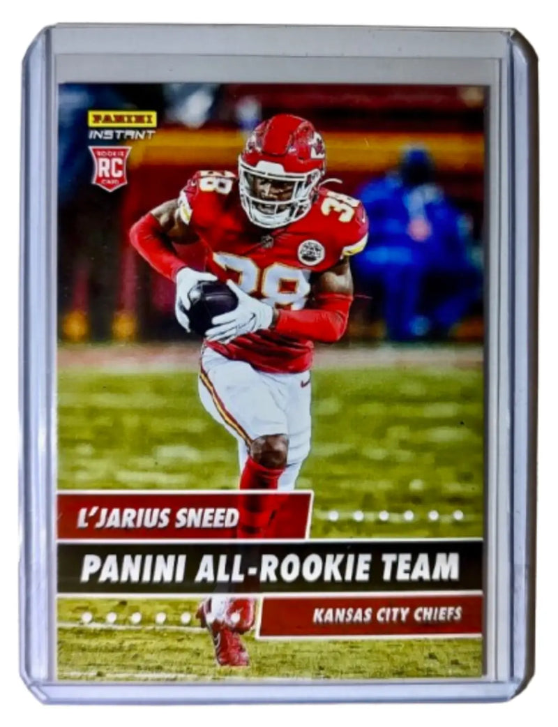L’Jarius Sneed 2020 Panini All-Rookie Team NFL #20 Card 1/648 Kansas City Chiefs
