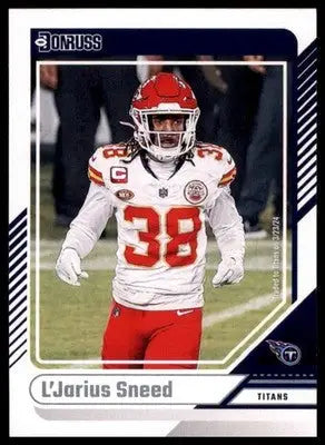 L’Jarius Sneed 2024 Donruss #216 Tennessee Titans - Football Card Single