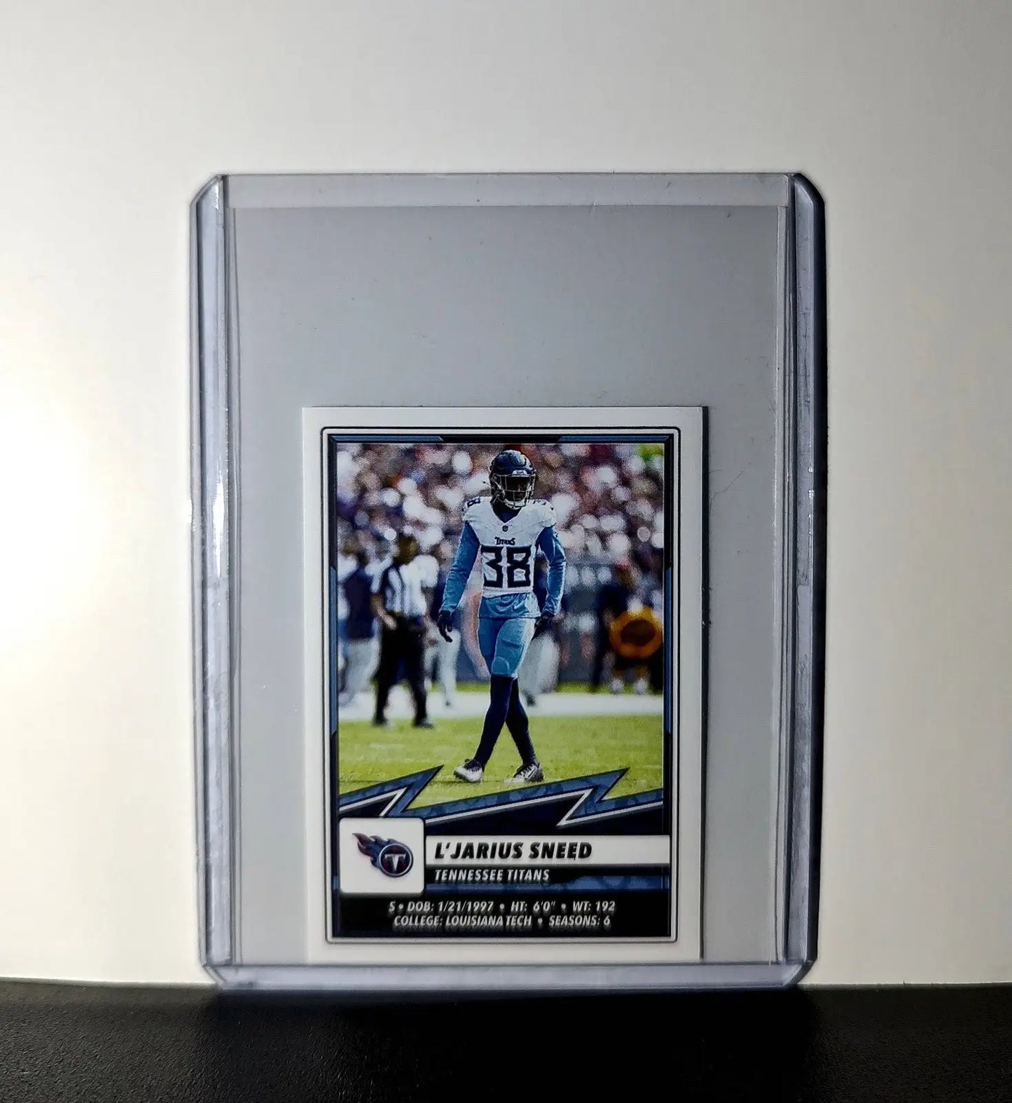 L’Jarius Sneed 2025 Panini NFL #227 Sticker Tennessee Titans