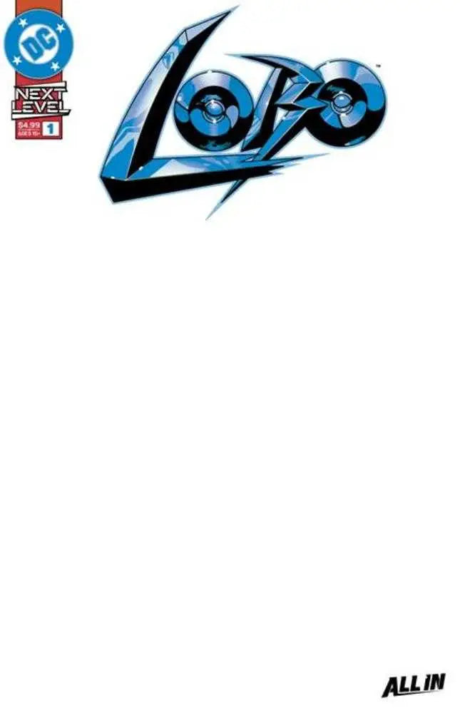 Lobo #1 Cover F Blank Card Stock Variant - Comic Book