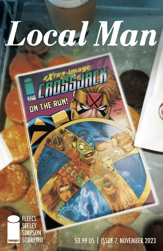 Local Man comic book cover featuring Extra Large Chihuahua with vibrant action art