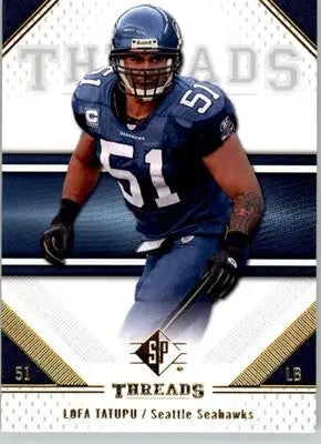 Lofa Tatupu - 2009 SP Threads - #65 - Football - Football Card Single