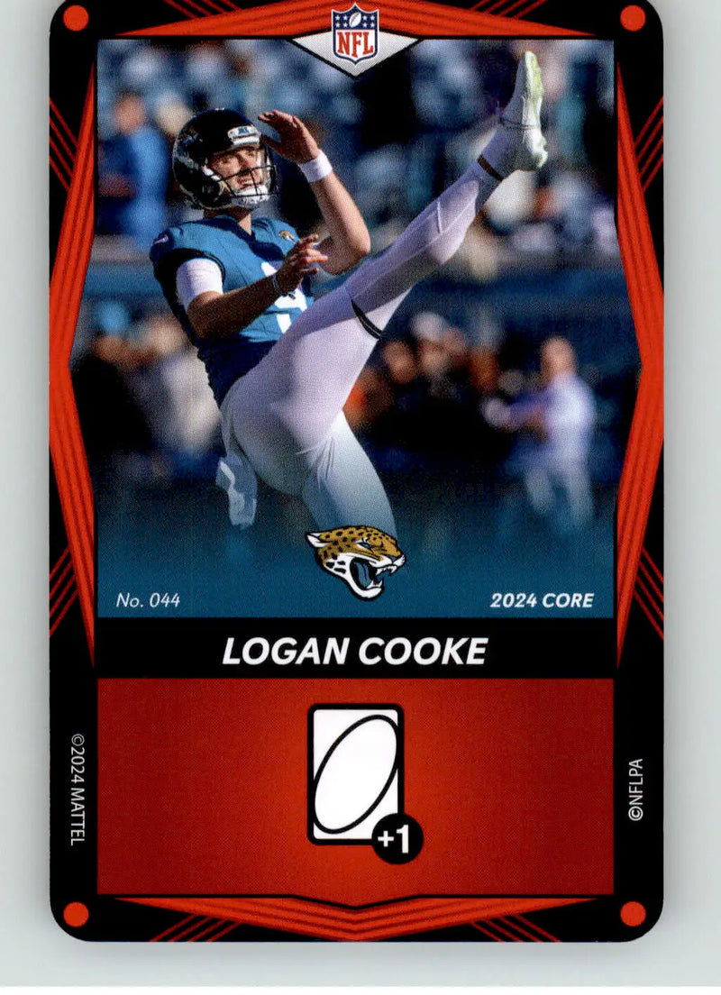 Logan Cooke - 2024 UNO Elite Core Edition - Red - #044 - Football - Football Card Single