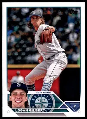 Logan Gilbert 2023 Topps #424 Seattle Mariners - Baseball Card Single