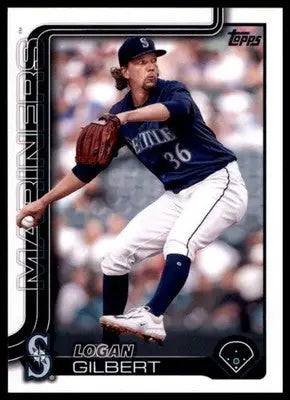 Logan Gilbert 2025 Topps #66 Seattle Mariners - Baseball Card Single