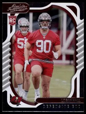 Logan Hall Rookie 2022 Panini Absolute Retail #185 Tampa Bay Buccaneers - Football Card Single
