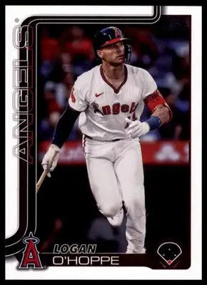 Logan O’Hoppe 2025 Topps #308 Los Angeles Angels - Baseball Card Single
