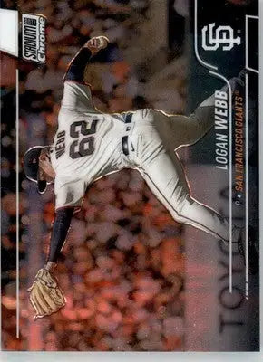 Logan Webb - 2022 Stadium Club Chrome - #115 - Baseball - Baseball Card Single