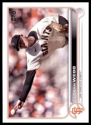 Logan Webb 2022 Topps Update #US9 San Francisco Giants - Baseball Card Single