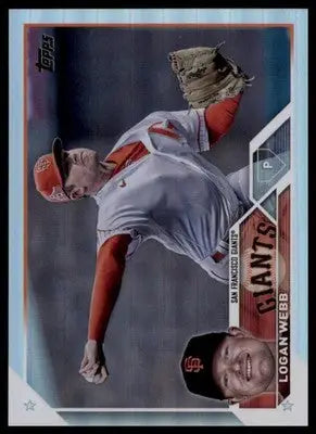Logan Webb 2023 Topps Rainbow Foil #368 San Francisco Giants - Baseball Card Single