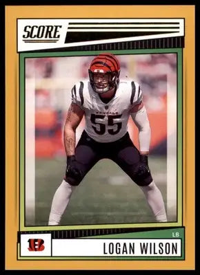 Logan Wilson 2022 Score Gold #197 Cincinnati Bengals - Football Card Single