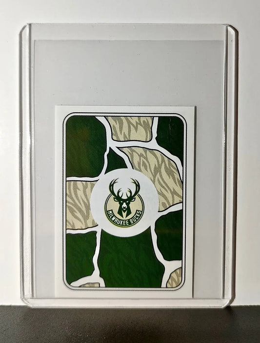 Logo 2024-25 Panini NBA #223 Sticker Card Milwaukee Bucks - Basketball Card Single
