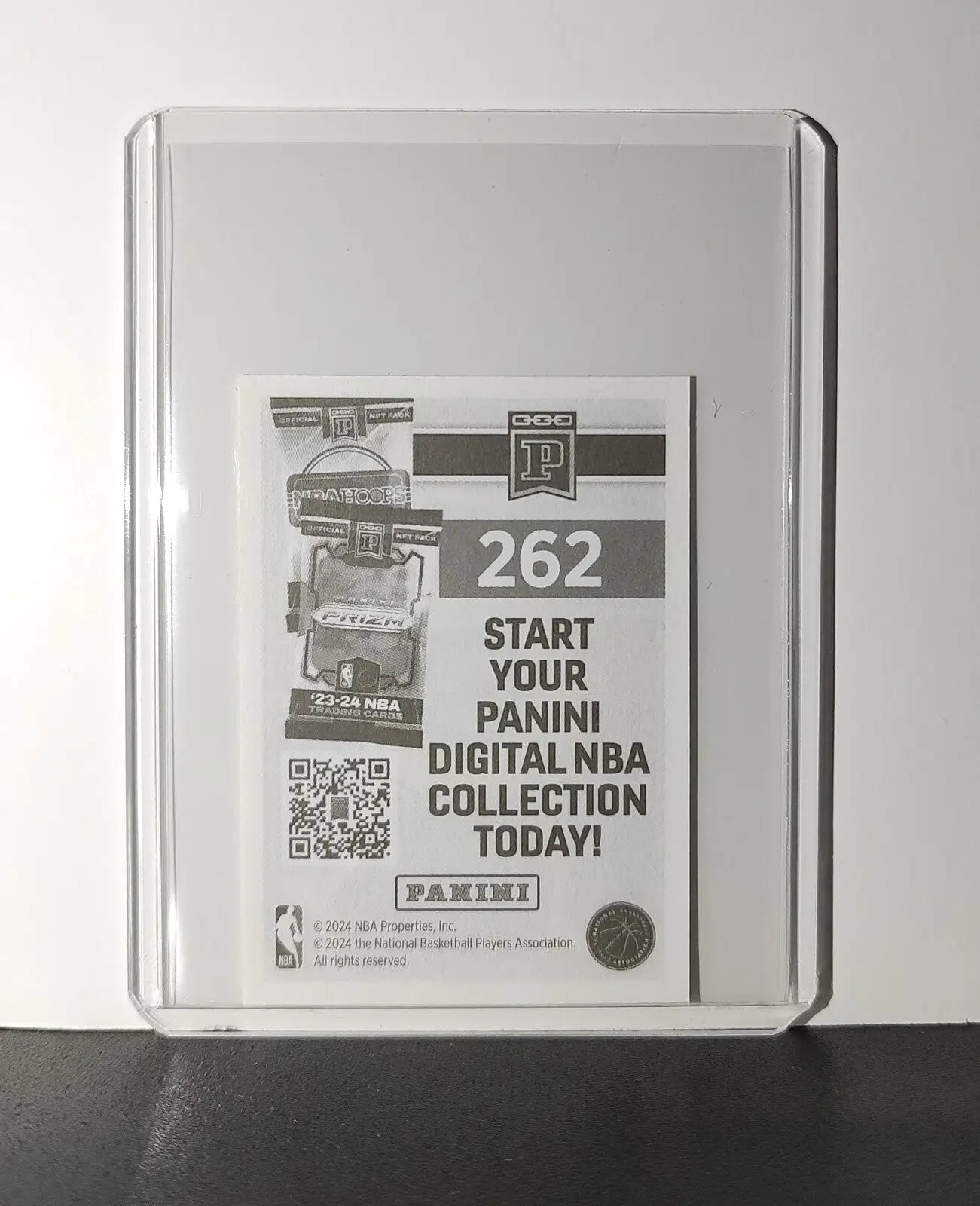 Logo 2024-25 Panini NBA #262 Sticker Card Philadelphia 76ers