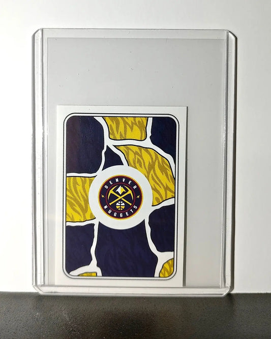 Logo 2024-25 Panini NBA #314 Sticker Card Denver Nuggets - Basketball Card Single