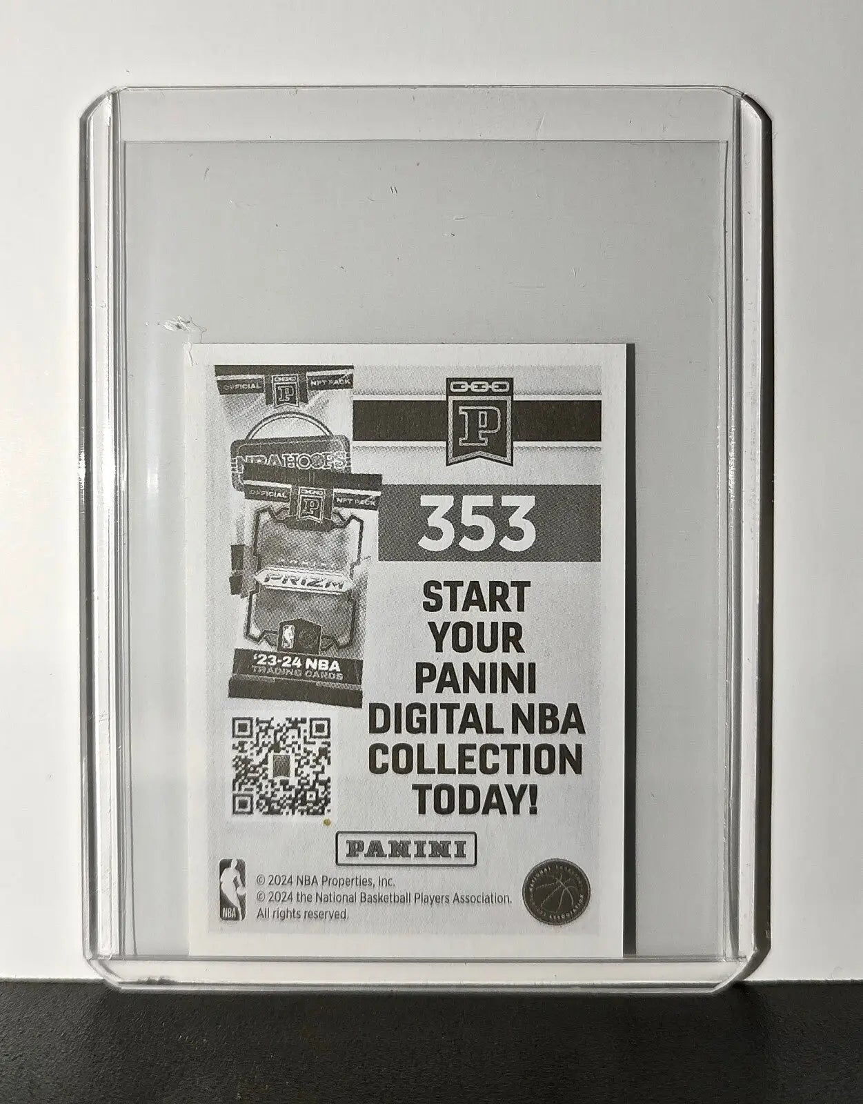 Logo 2024-25 Panini NBA #353 Sticker Card Los Angeles Clippers - Basketball Card Single