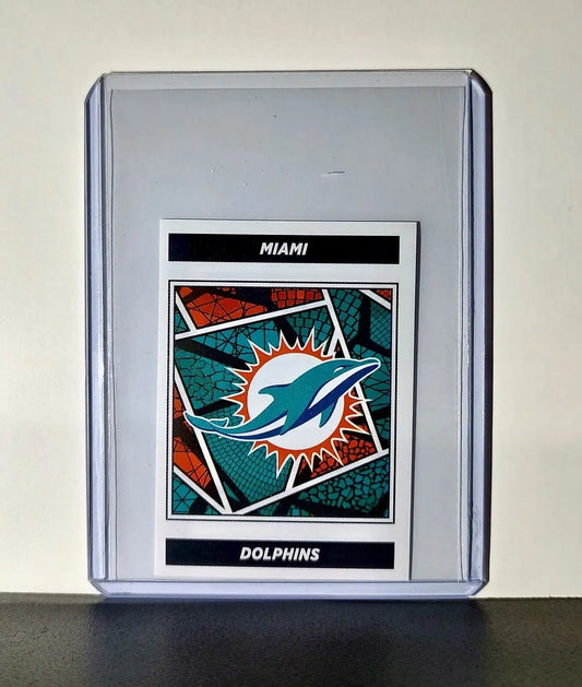Logo 2024 Panini NFL Sticker #57 Miami Dolphins - Football Card Single