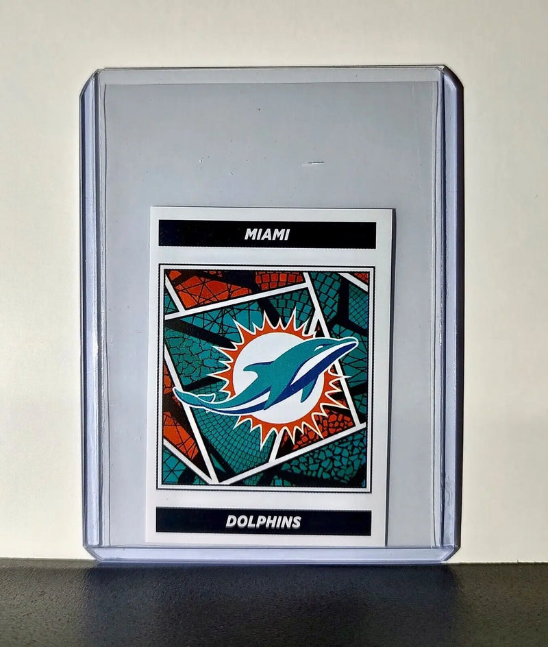 Logo 2024 Panini NFL Sticker #57 Miami Dolphins - Football Card Single