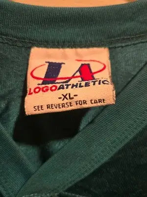 Logo Athletic Jersey Mens XL Miami Dolphins Marino #13 Teal Distressed Worn - Apparel