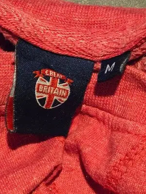 London England Sweatshirt Mens M Red Crewneck Crown Lions Graphic Vintage Style - Apparel