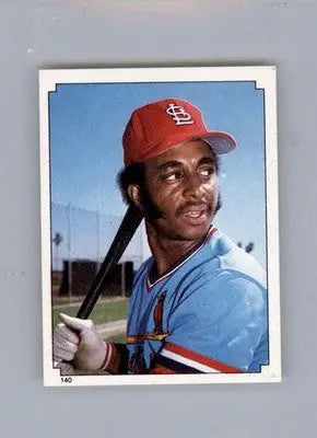 Lonnie Smith - 1984 Topps Stickers - #140 - Baseball - Baseball Card Single