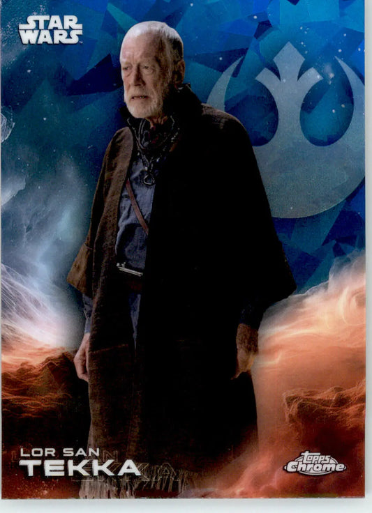 Lor San Tekka - 2025 Topps Chrome Sapphire Edition Star Wars - #82 - Non_sport - Star Wars Card Single