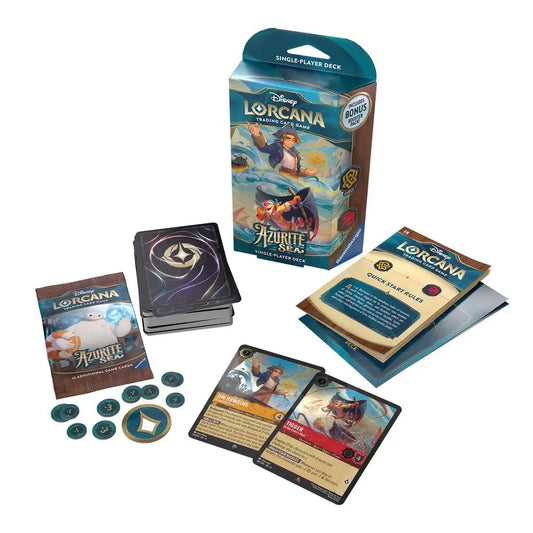 Lorcana TCG: Azurite Seas Starter Deck - A Seaworthy Crew - Lorcana Card Box