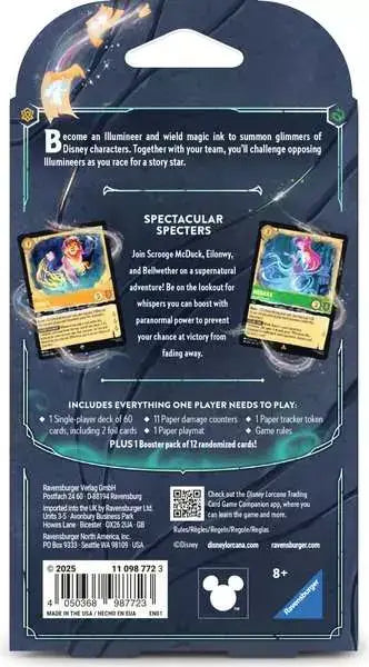Lorcana Whispers in the Well - Starter Deck (Amber & Emerald) - Lorcana Card Box