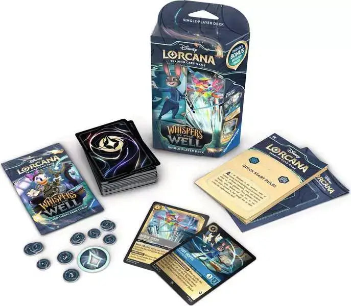 Lorcana Whispers in the Well - Starter Deck (Sapphire & Steel) - Lorcana Card Box