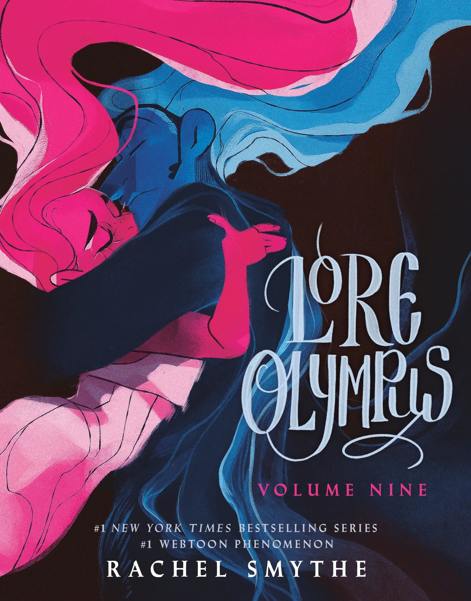 Cover of Lore Olympus Volume Nine graphic novel showcasing a captivating short story
