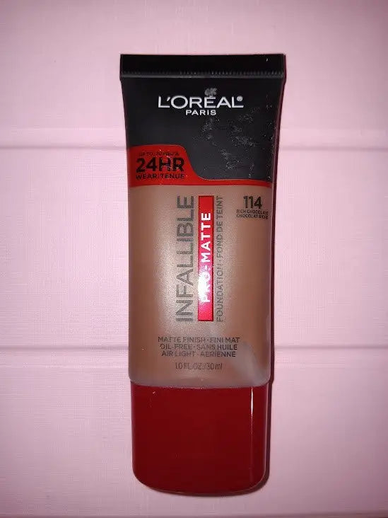 L’Oreal Infallible 24HR Pro-Matte Foundation - 114 Rich Chocolate 1 fl. oz. New - Other