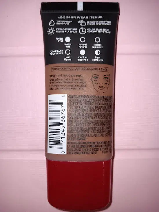 L’Oreal Infallible 24HR Pro-Matte Foundation - 114 Rich Chocolate 1 fl. oz. New - Other