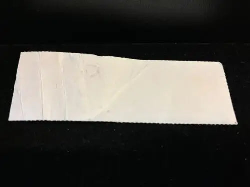 White perforated paper strip of Lorena Leopards state championship ticket 2021