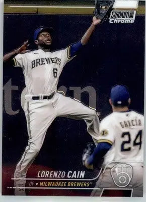 Lorenzo Cain - 2022 Stadium Club Chrome - #194 - Baseball - Baseball Card Single