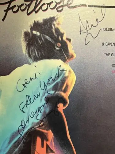 Lori Singer Signed Footloose LP with JSA COA Autographed Movie Soundtrack Album