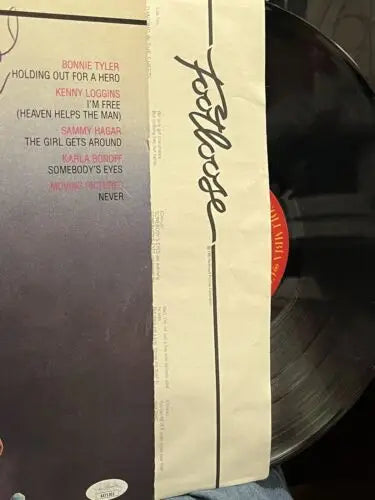 Lori Singer Signed Footloose LP with JSA COA Autographed Movie Soundtrack Vinyl Record