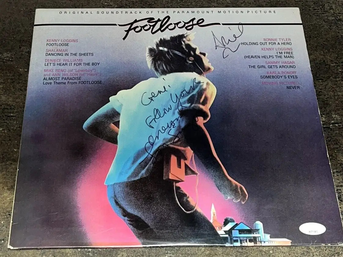 Lori Singer Signed Footloose LP Album with JSA COA, Autographed Movie Soundtrack