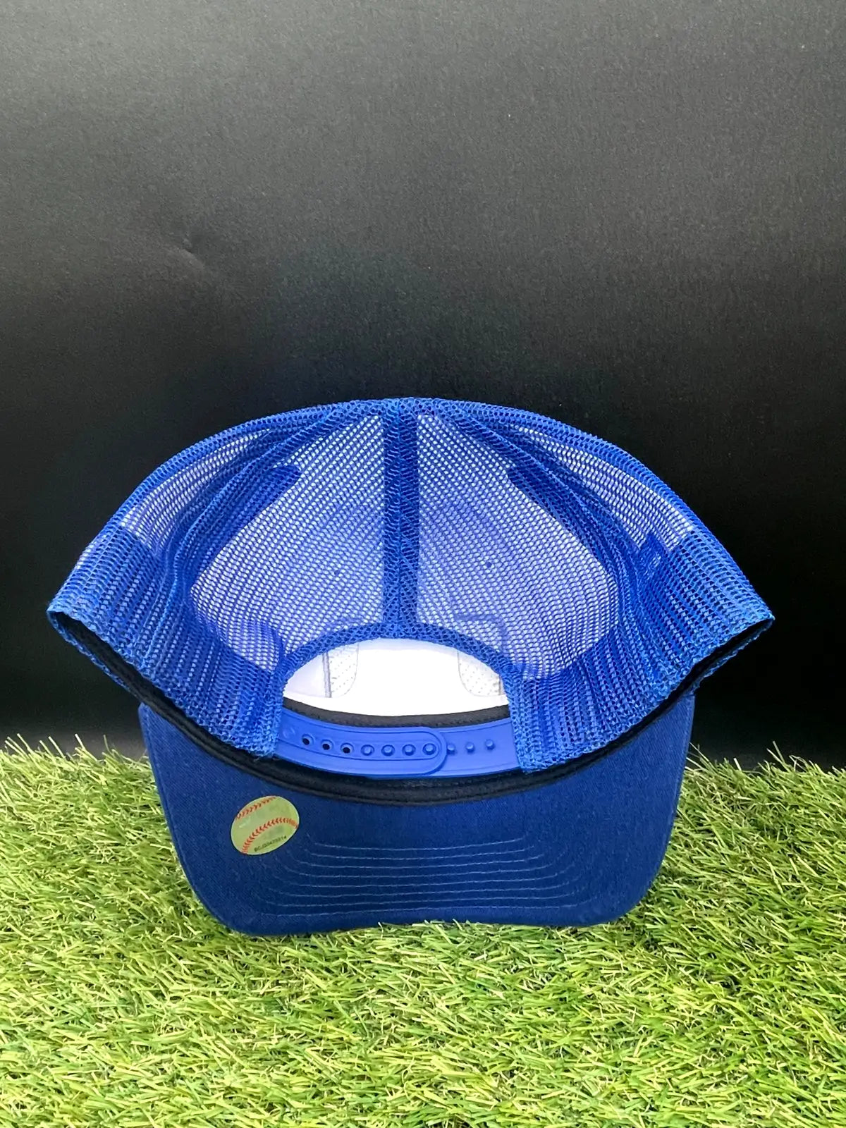 Los Angeles Dodgers ’47 Brand Dodger Blue Mesh Trucker Adjustable Hat Since 1958 - Apparel