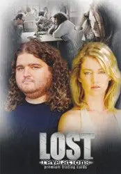 Promotional poster for LOST TV show in Lost Revelations LR-3 promo card trading cards