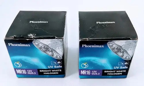 Lot of 2 Phoenimax UV Safe Bright White Halogen Bulbs - General Merchandise