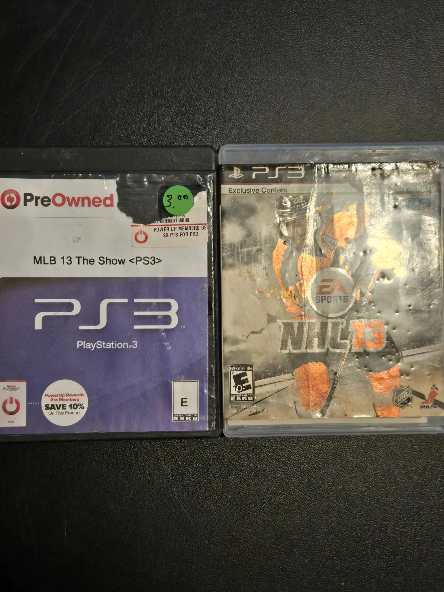 Lot of 2 PlayStation 3 Games - MLB 13 The Show & NHL 13 - Other