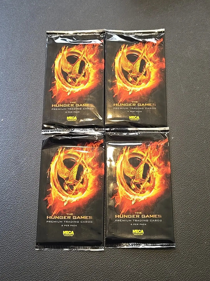 Lot Of 4 Hunger Games Card Packs - Non-Sports Card Box