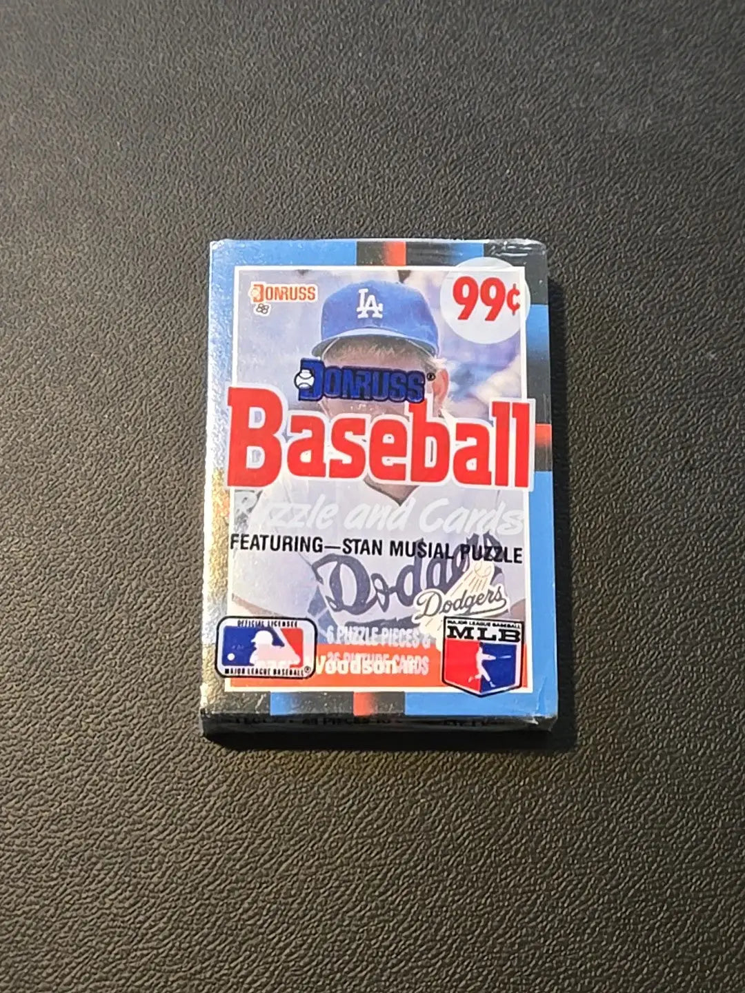 Lot Of 4 Mlb Cello Packs 2 Fleer 1990 And 2 Donruss 1988 - Baseball Card Box