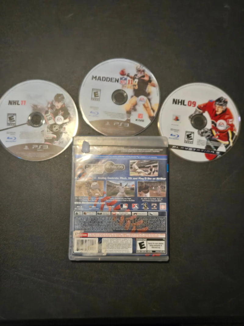 Lot of 4 PlayStation 3 Sports Games - Perfect for Gamers! - Video Game Bundle
