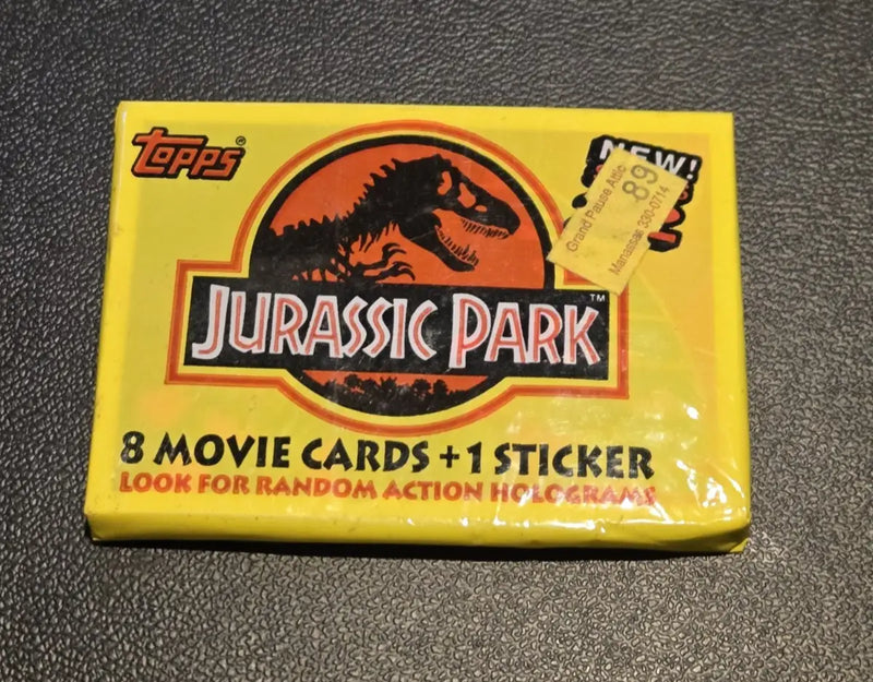 Lot of 5 Topps Jurassic Park Series 2 Trading Card Packs 1993 Sealed - Non-Sports Card Box